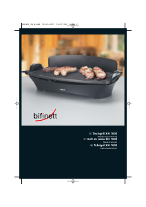 Mode d’emploi Bifinett KH 1603 Gril de table