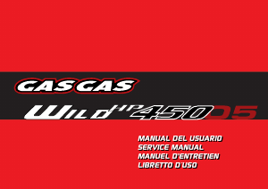 Mode d’emploi GasGas Wild HP 450 (2005) Quad