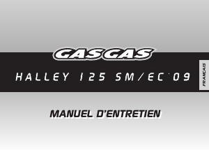 Mode d’emploi GasGas Halley 125 SM (2009) Moto