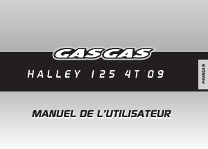 Mode d’emploi GasGas Halley 125 4T (2009) Moto