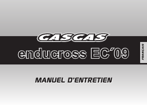 Mode d’emploi GasGas Enducross EC (2009) Moto