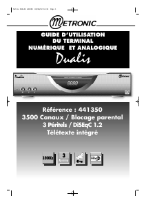 Mode d’emploi Metronic 441350 Dualis Récepteur numérique