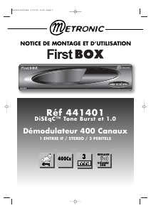 Mode d’emploi Metronic 441401 FirstBox Récepteur numérique