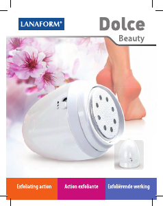 Manual de uso Lanaform Dolce Eliminador de durezas