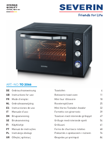 Manual Severin TO 2066 Forno