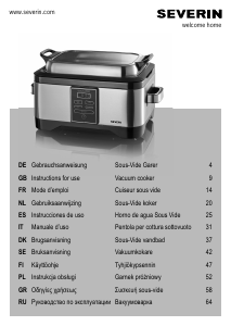 Manual de uso Severin SV 2447 Olla de cocción al vacío