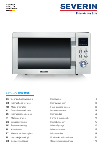 Manuale Severin MW 7758 Microonde