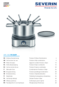 Käyttöohje Severin FO 2409 Fondyypata