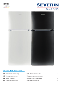 Manual Severin KGK 8952 Fridge-Freezer