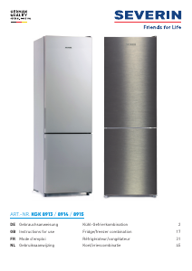 Manual Severin KGK 8914 Fridge-Freezer