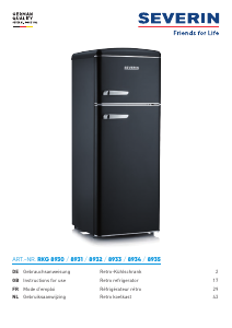 Manual Severin RKG 8935 Fridge-Freezer