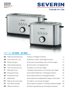 Manual Severin AT 2512 Toaster