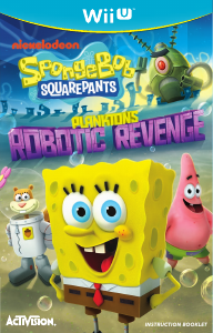 Manual Nintendo Wii U SpongeBob Squarepants - Planktons Robotic Revenge