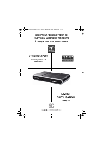 Mode d’emploi Sagem DTR 6400T Récepteur numérique