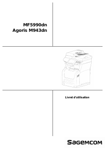 Mode d’emploi Sagem Agoris M943dn Imprimante multifonction