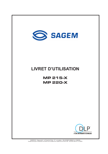 Mode d’emploi Sagem MP 220-X Projecteur