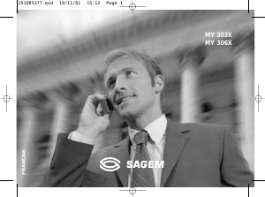 Mode d’emploi Sagem my 303X Téléphone portable