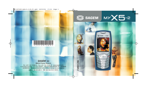 Mode d’emploi Sagem my X5-2 Téléphone portable