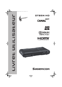 Mode d’emploi Sagemcom DT85N HD Récepteur numérique