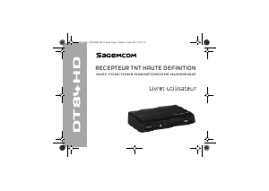 Mode d’emploi Sagemcom DT84 HD Récepteur numérique