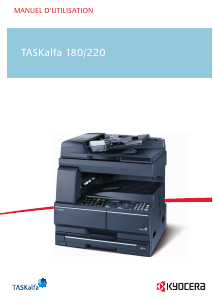 Mode d’emploi Kyocera TASKalfa 180 Imprimante multifonction