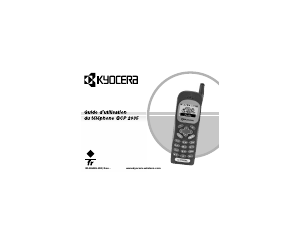 Mode d’emploi Kyocera QCP 2035 Téléphone portable