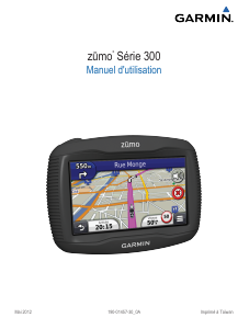 Mode d’emploi Garmin zumo 300 Système de navigation