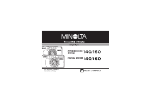 Mode d’emploi Minolta RIVA ZOOM 160 Camera