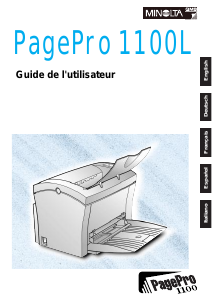 Mode d’emploi Minolta PagePro 1100L Imprimante