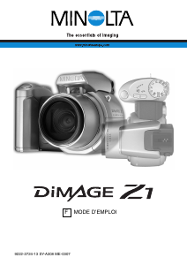 Mode d’emploi Minolta DiMAGE Z1 Appareil photo numérique