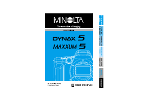 Mode d’emploi Minolta Dynax 5 Appareil photo numérique