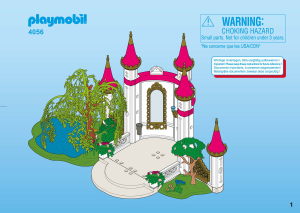 Handleiding Playmobil set 4056 Fairy World Feeënpaleis met eenhoorns