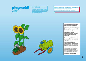 Manual de uso Playmobil set 4197 Fairy World Carrito flor