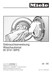 Bedienungsanleitung Miele W 3741 WPS Waschmaschine
