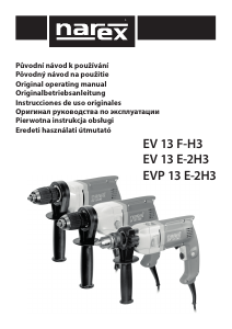 Manual de uso Narex EVP 13 E-2H3 Taladradora de percusión