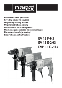 Bedienungsanleitung Narex EV 13 E-2H3 Schlagbohrmaschine