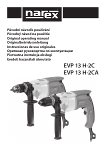 Manual Narex EVP 13 H-2CA Impact Drill
