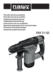 Handleiding Narex EKK 31-QS Klopboormachine