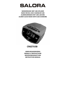 Manual Salora CR627USB Alarm Clock Radio