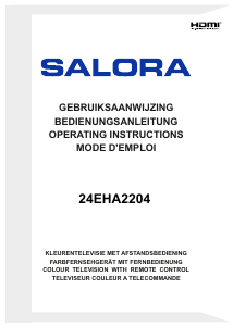 Mode d’emploi Salora 24EHA2204 Téléviseur LED