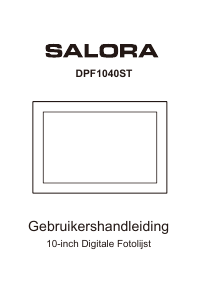 Manual Salora DPF1040ST Digital Photo Frame