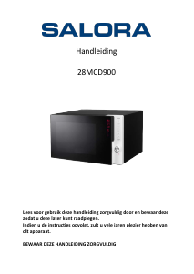 Manual Salora 28MCD900 Microwave