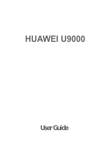 Handleiding Huawei Ascend X Mobiele telefoon