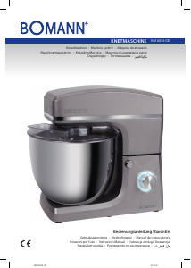 Manual Bomann KM 6036 CB Stand Mixer