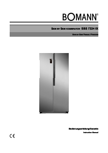 Manual Bomann SBS 7324 IX Fridge-Freezer