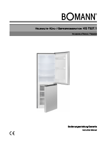 Manual Bomann KG 7327.1 E Fridge-Freezer