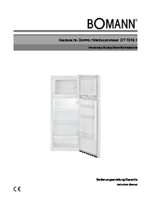 Manual Bomann DT 7318.1 Fridge-Freezer