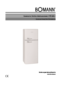 Manual Bomann DTR 353.1 Fridge-Freezer