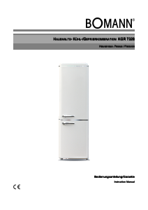 Manual Bomann KGR 7328 Fridge-Freezer