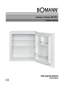 Manual Bomann KB 340.1 Refrigerator